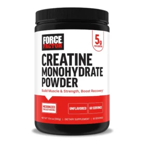FORCE FACTOR Creatine Monohydrate Creatine Powder For Muscle Gain